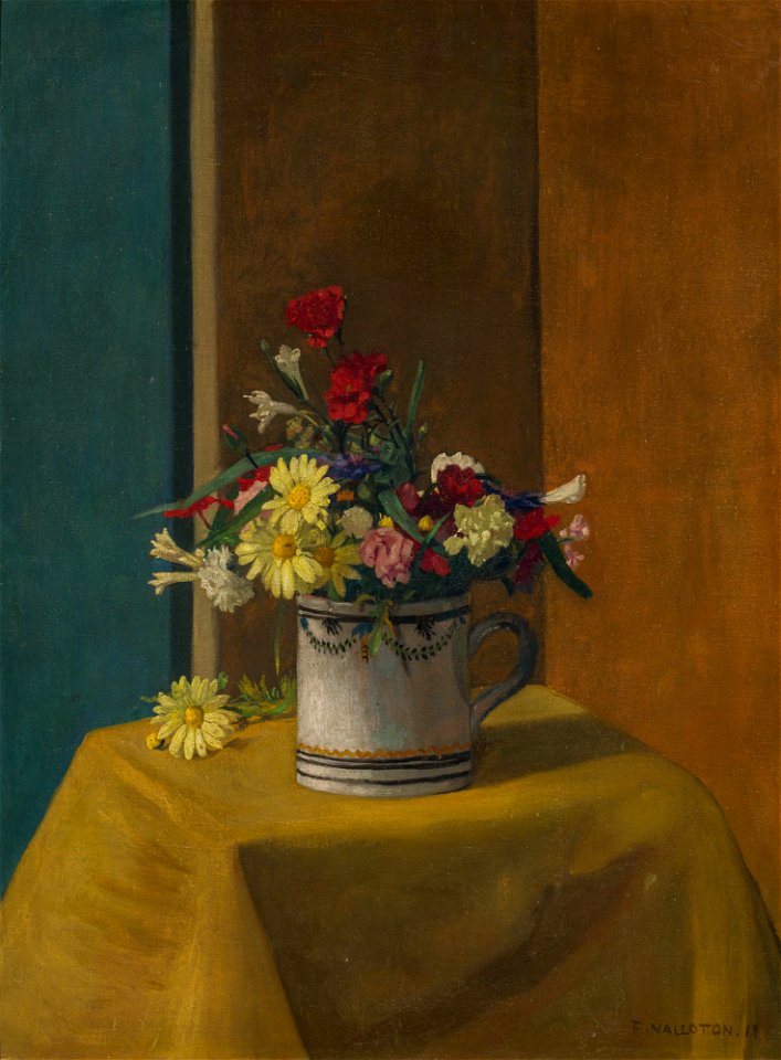 Vallotton - Marguerites et oeillets, 1911, 405
