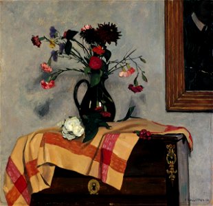 Vallotton - Nature morte et autoportrait, 1906, KV 1551