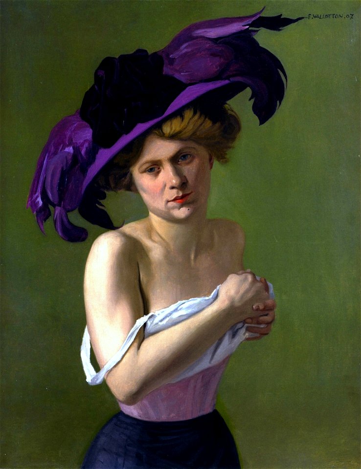 Félix Vallotton, 1907 - Le Chapeau violet