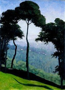 Vallotton - Vue d’Honfleur, matin d’été, 1910, KV 354