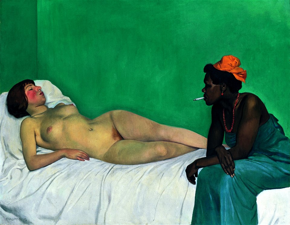 La Blanche et la Noire Vallotton 1913