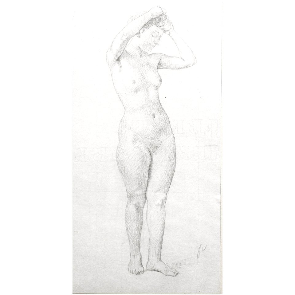 Vallotton - FEMME DEBOUT, lot.79
