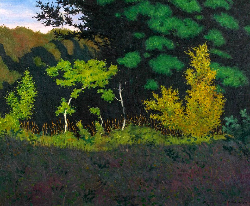 Vallotton - Lisière de forêt, 1920, 133