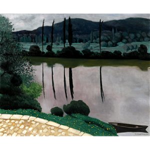 Vallotton - LA DORDOGNE À VITRAC, 1925, lot.62