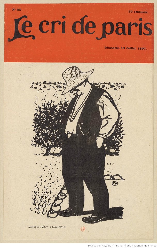 Vallotton - Le cri de Paris. Dimanche 18 juillet 1897, btv1b6951759k