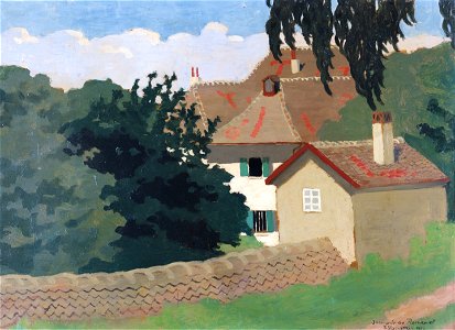 Vallotton - SOUVENIR DE ROMANEL, 1900, lot.72