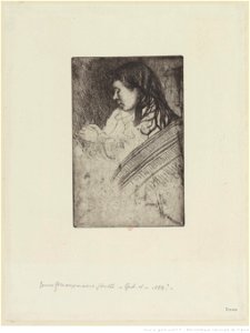 Vallotton - Jeune fille aux mains jointes, btv1b69515787