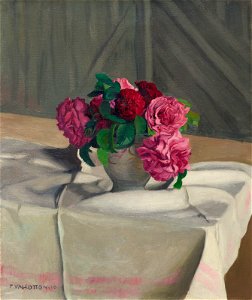Vallotton - Roses dans un sucrier blanc, 1910, 6222625