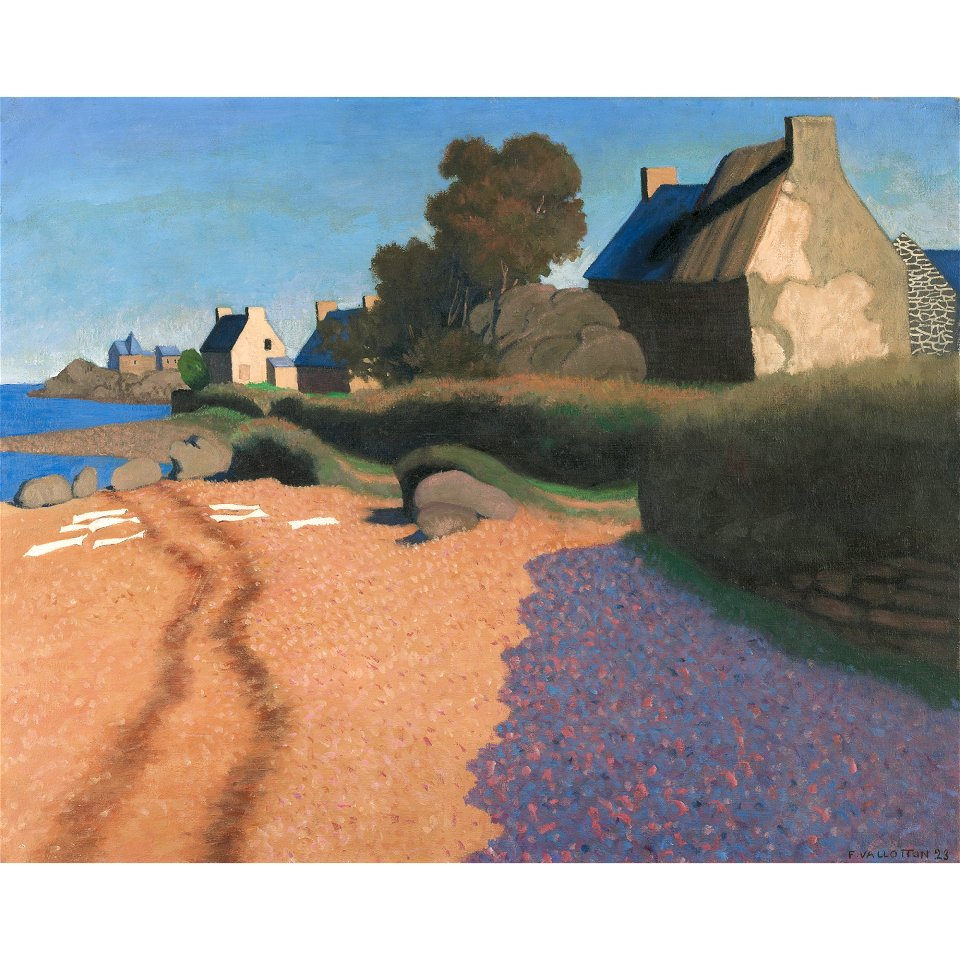 Vallotton - PAYSAGE À LOGUIVY, 1923, lot.22