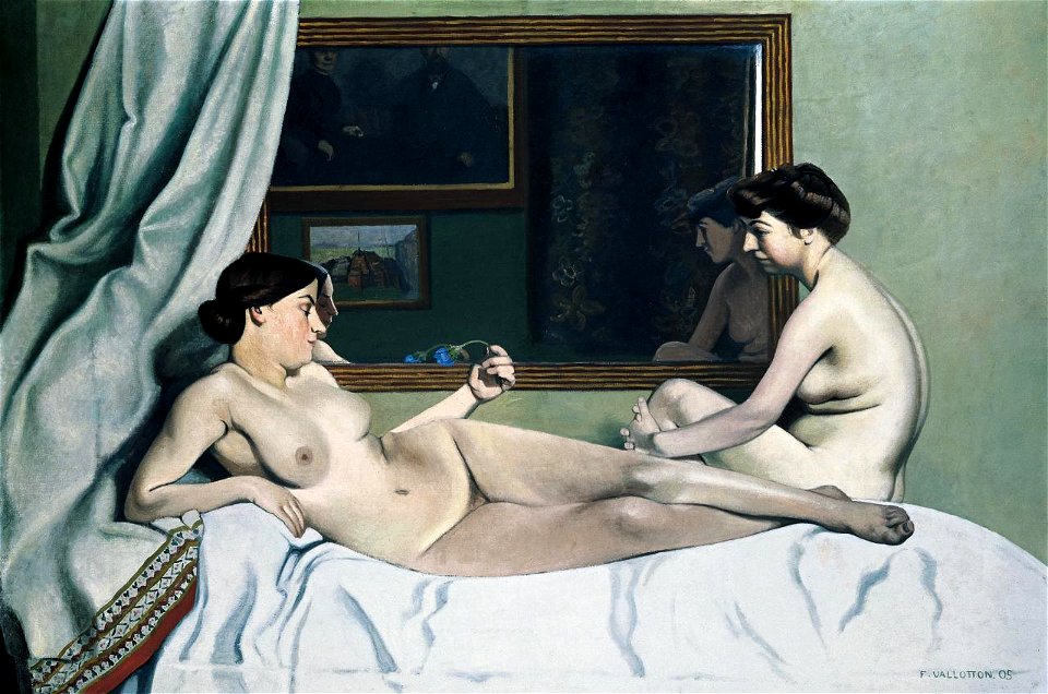 Vallotton - Le repos des modèles, 1905, KV 750