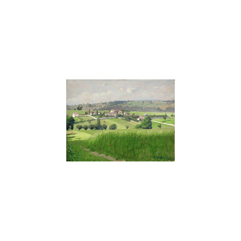 Vallotton - PAYSAGE EPINAY-SUR-ORGE, 1891, lot.66