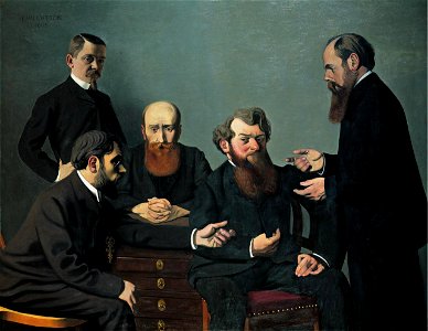 Vallotton - Les cinq peintres, 1902–1903, KV 749