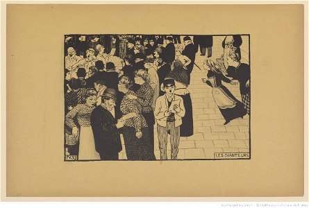 Vallotton - Les chanteurs Paris intense (pl. II), btv1b6951609b
