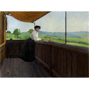 Vallotton - SUR LE BALCON, lot.125
