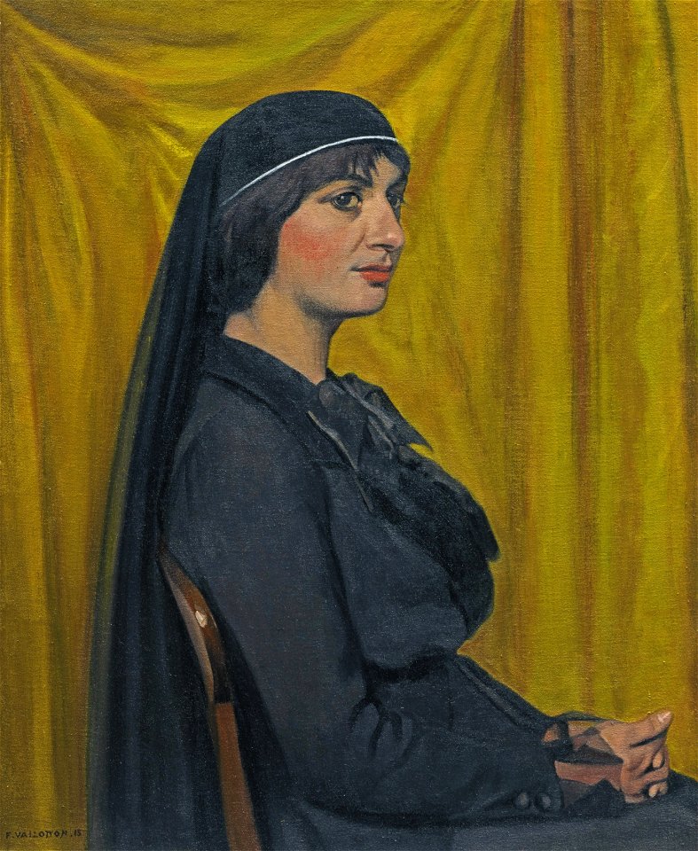 Vallotton - Veuve de guerre, 1915, lot.51