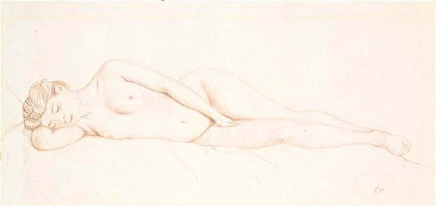 Vallotton - Nu féminin couché