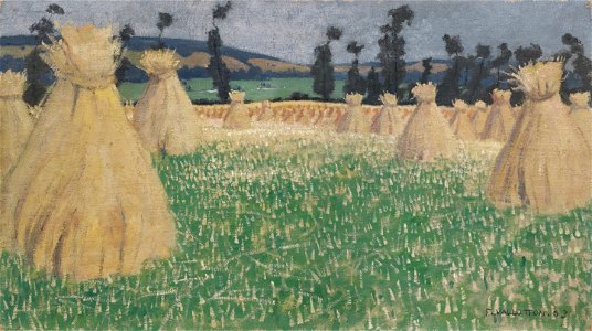 Vallotton - Les blés, Arques-la-Bataille, 1903, lot.25