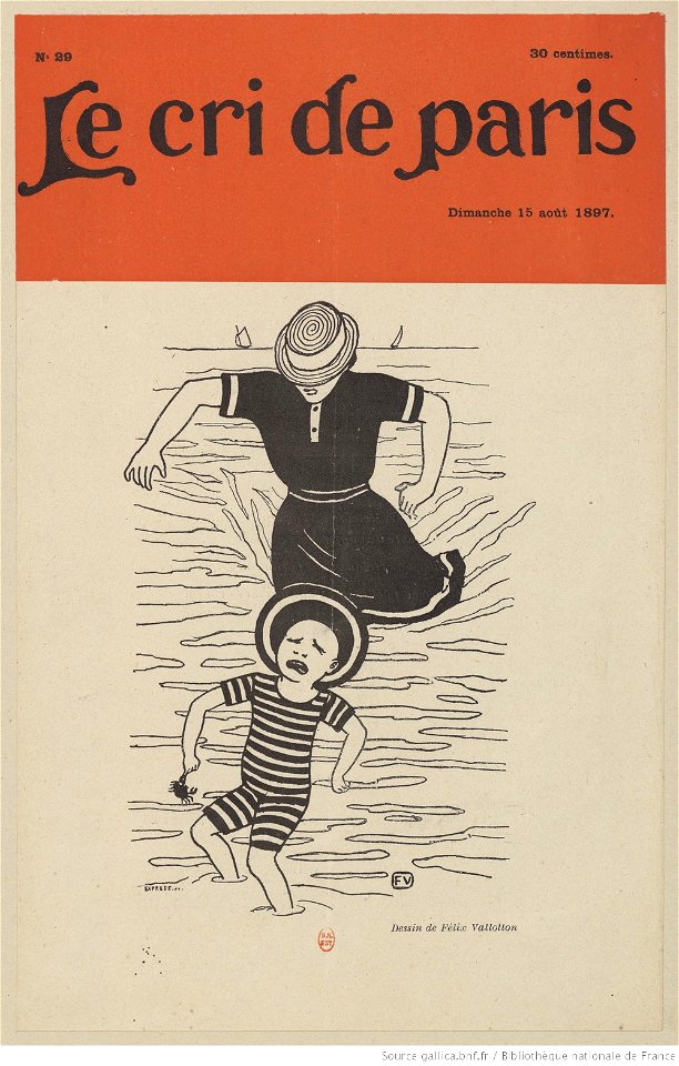 Vallotton - Le cri de Paris. Dimanche 15 août 1897, btv1b69517607