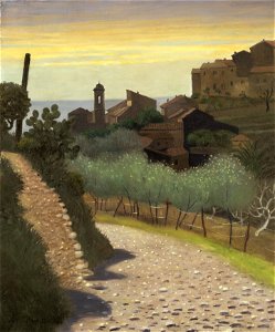 Vallotton - Eglise Sainte-Anne à Cagnes, 1922, lot.19