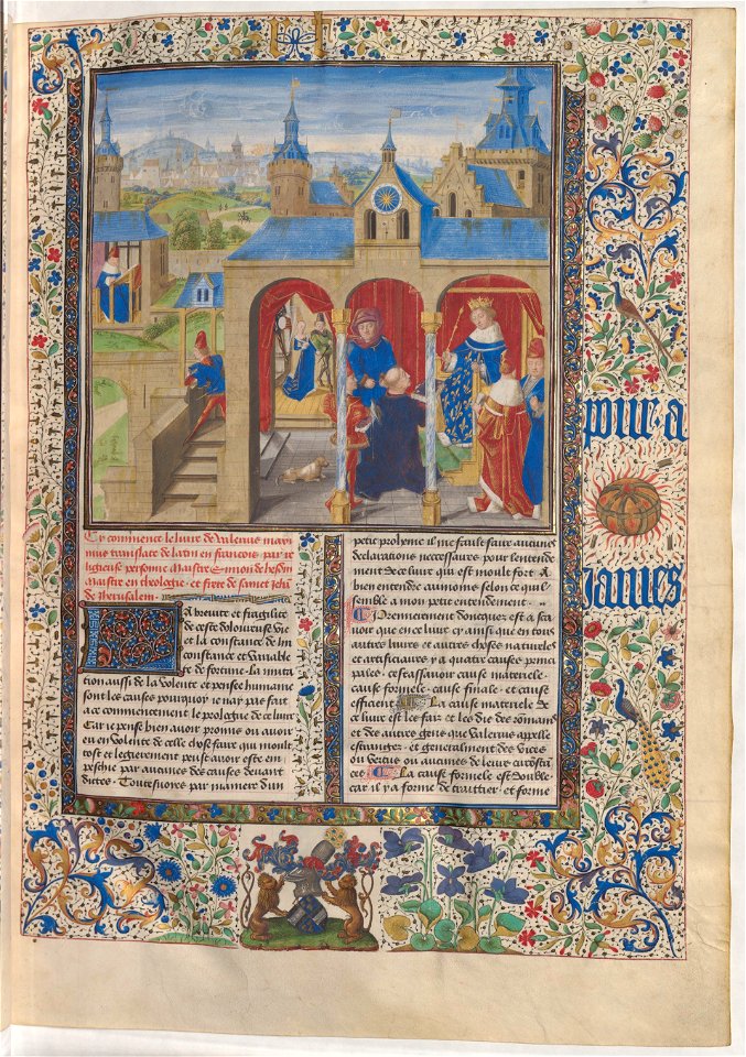 Valère Maxime, Dits et faits mémorables - Arsenal Ms5196 f1r (Frontispice)