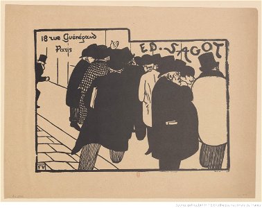 Vallotton - Les amateurs d'estampes (18 rue Guénégaud, Paris), btv1b6951660w