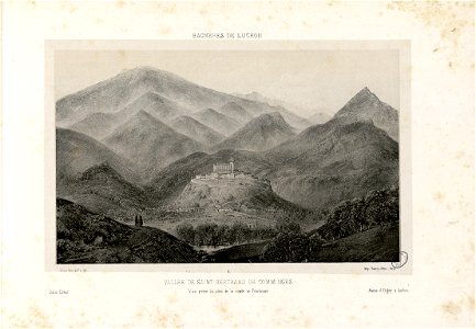 Vallée de Saint-Bertrand de Comminges - Vue prise du côté de la route de Toulouse - Fonds Ancely - B315556101 A PETIT 1 003