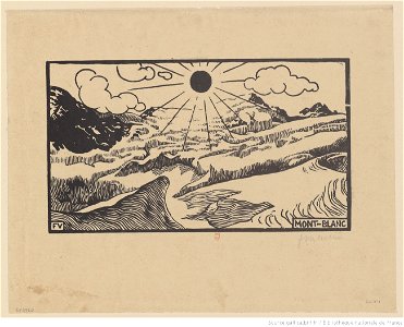 Vallotton - Mont-Blanc, btv1b6951650h