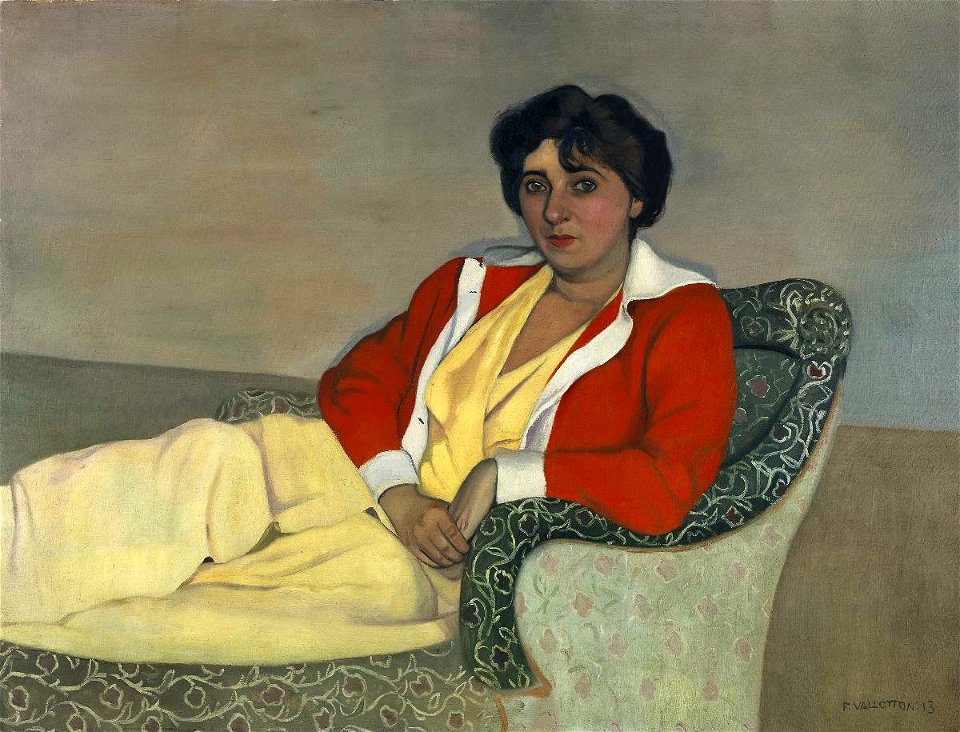 Vallotton - Le Chandail rouge, 1913, BA 2002-0002