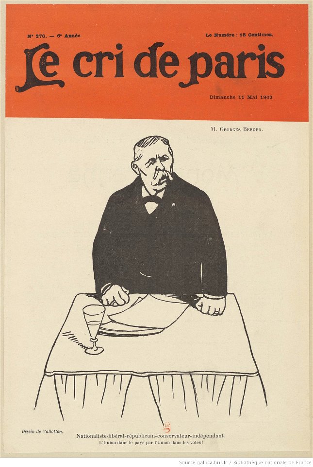 Vallotton - Image parue dans Le cri de Paris, btv1b69518024
