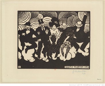Vallotton - Le joyeux quartier latin, btv1b69517125