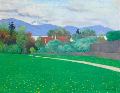 Vallotton - Paysage printanier, environs de Lausanne, 1916, 5827668