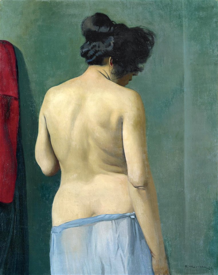 Vallotton - Torse de femme nue de dos, 1924