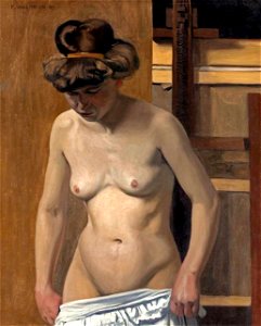 Vallotton - TORSO DE FEMME NUE, DE FACE, 1907, lot.112 (cropped)