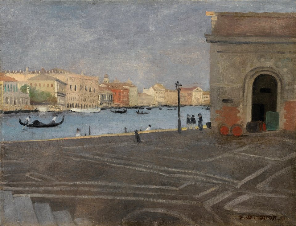 Vallotton - Venise, l'Ancienne douane et le Grand Canal, lot.10