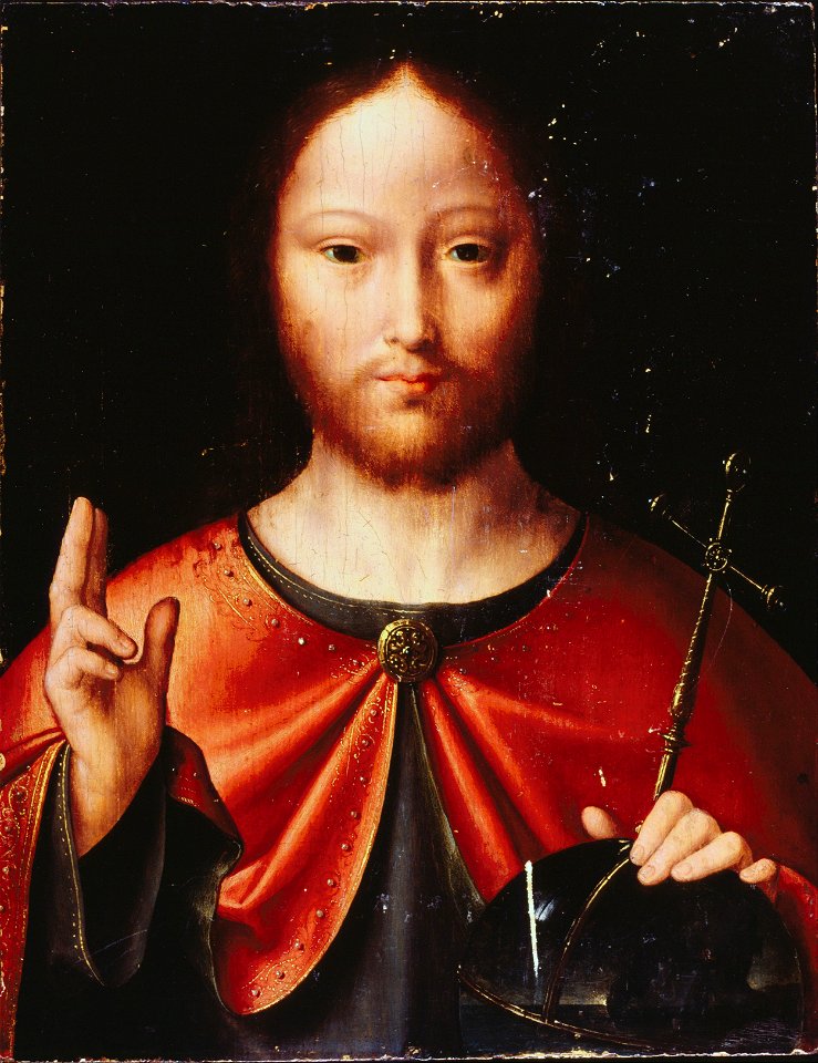 Van Cleve, Joos - Salvator Mundi - Google Art Project