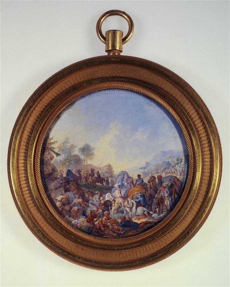 Van Blarenberghe, Henri-Joseph - Un campement oriental - J 703 - Musée Cognacq-Jay