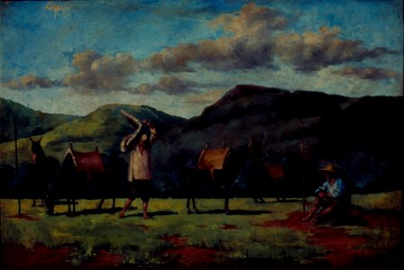 Van Emelen, Adrien Henri Vital - Tropeiros a Beira da Estrada, 1830