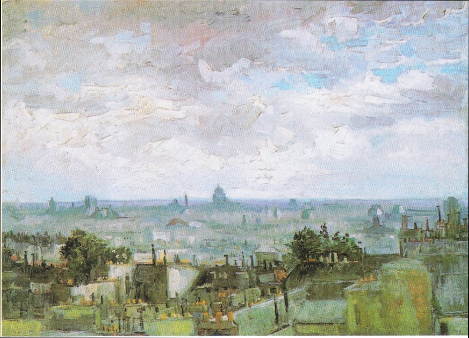 Van Gogh - Blick auf Paris gegen Meudon
