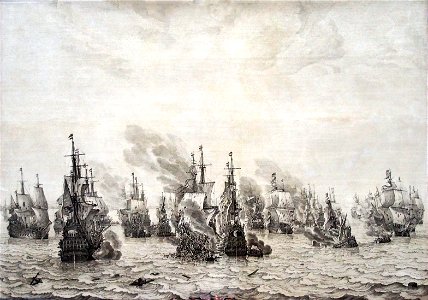 Van de Velde The Battle of Livorno