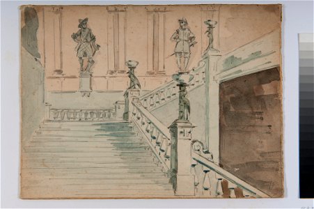 Van Emelen - Museu Paulista - Escada Interior