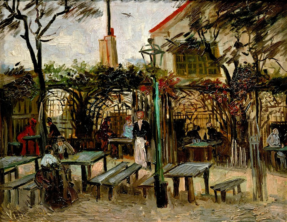 Vincent van Gogh - La Guinguette à Montmartre, 1886