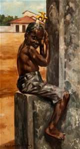 Van Emelen, Adrien Henri Vital - Negrinho sob uma torneira (cropped)