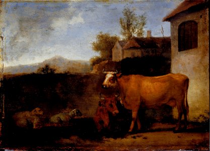 Van Calraet, Abraham - Cows and Sheep - Google Art Project