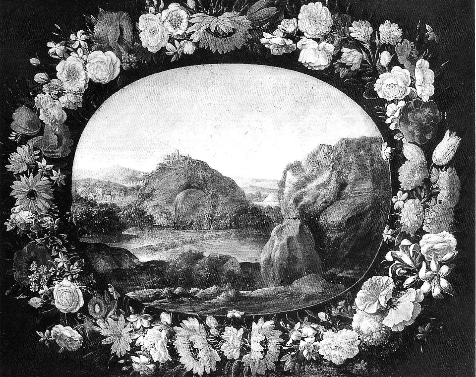 Van der Hamen y León - Landschaft mit Girlande Meadows 1966