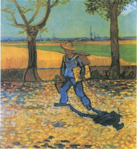 Van Gogh - Der Maler auf dem Weg zur Arbeit