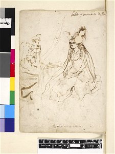 Van Dyck - 1957,1214.207.60, Verso Portrait of Lady Shirley, wife of the persian 'Ambassador'