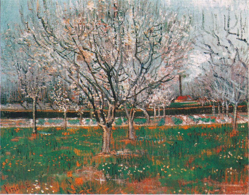 Van Gogh - Blühender Pflaumenbaum