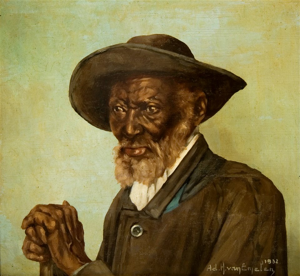 Van Emelen, Adrien Henri Vital - Negro com Chapéu (cropped)