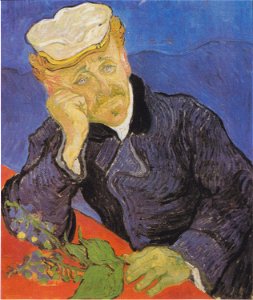 Van Gogh - Bildnis Doktor Gachet mit Fingerhutzweig