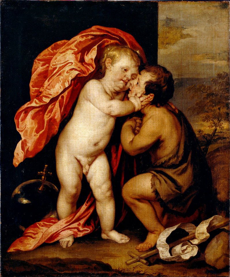 Van Dyck, Sir Anthony - The Infants Christ and Saint John the Baptist - Google Art Project